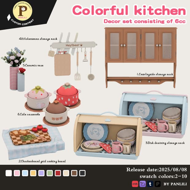 Набор для кухни Colorful kitchen